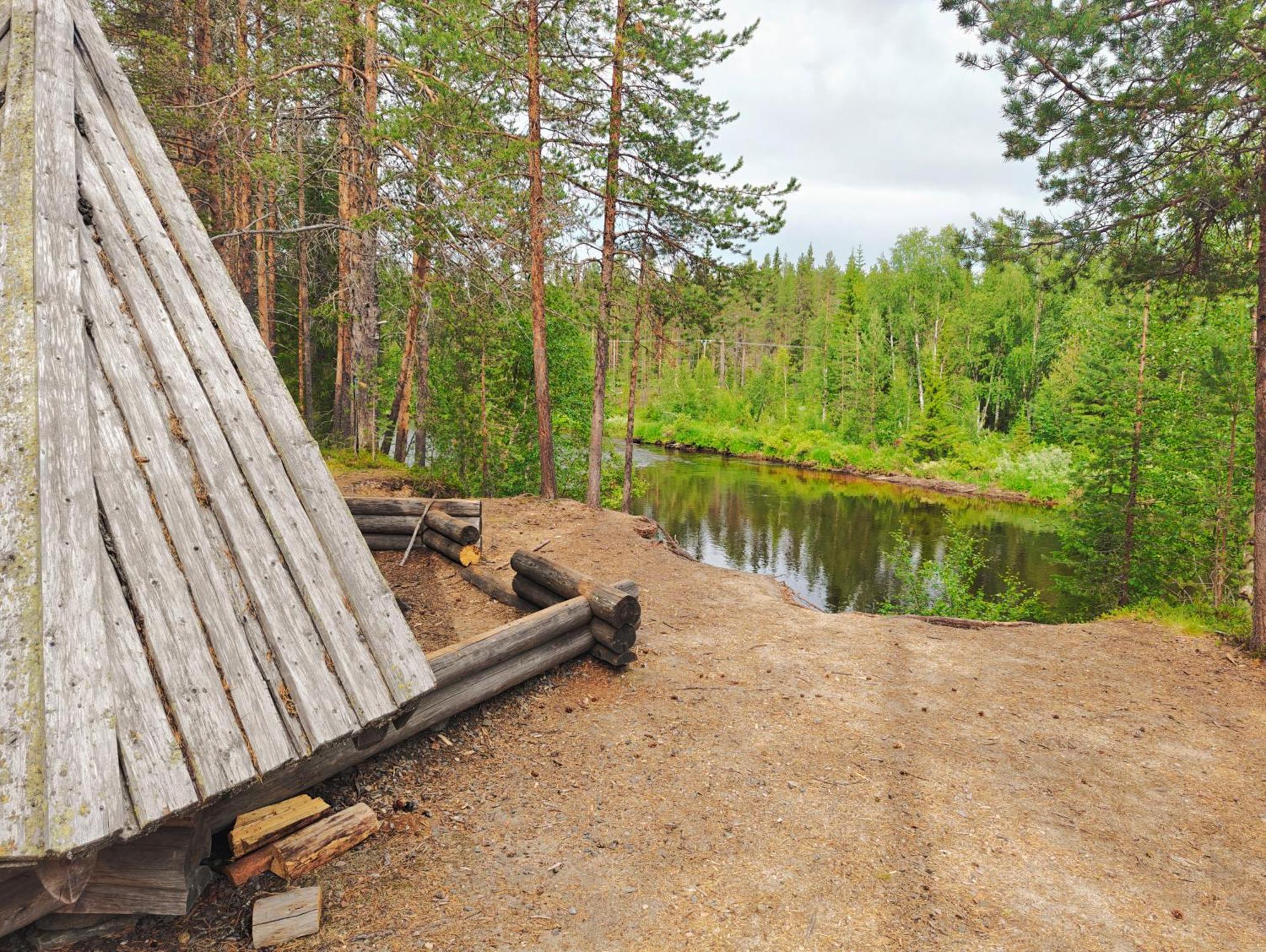 Lapland Riverside, Landscape Cabin, Kuukkeli 6, Yllaes, Tiny Home With Sauna, Fireplace, Terrace, Bbq, Wifi, Ski, Fishing, Pets Ok Äkäslompolo Exteriér fotografie